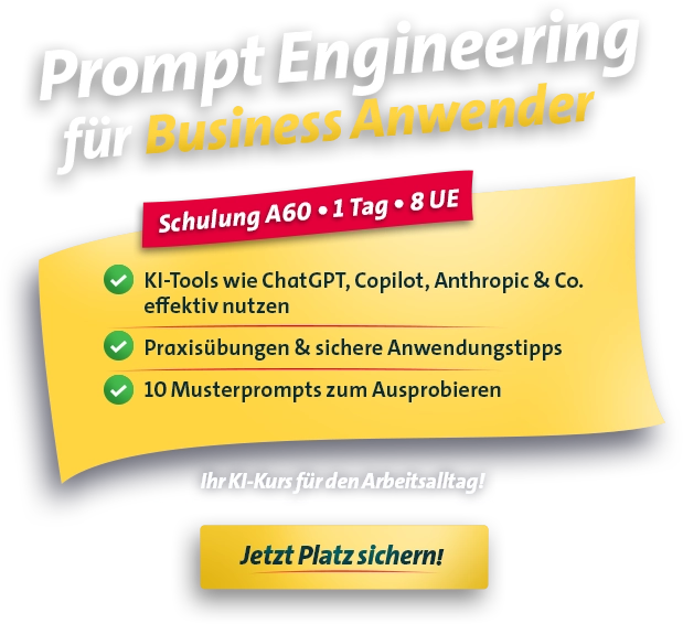 Seminar des Monats: Prompt Engineering für Business Anwender